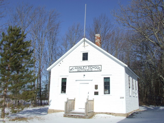 A village school in Mount Hanley, where young Joshua Slocombe spent two years. Now there's a museum.
