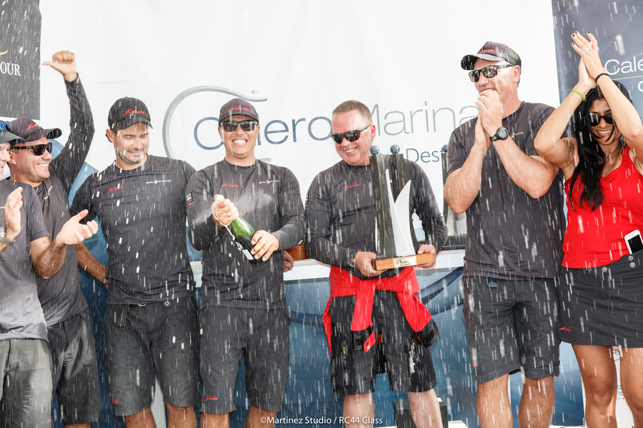 "Katyusha, bronze winner of the RC44 Championship Tour.