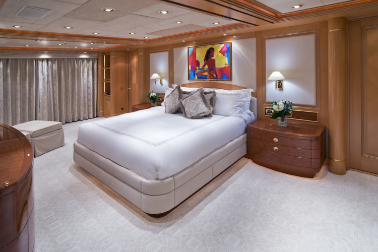 Golisano paid $6,952 for the retension of two chairs in the master suite. 