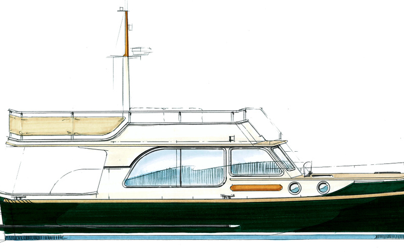 Linssen 42 Sedan Deckbridge