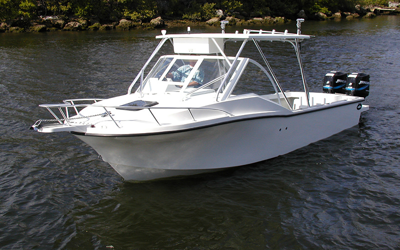 Dusky 252 Cuddy Side Steering
