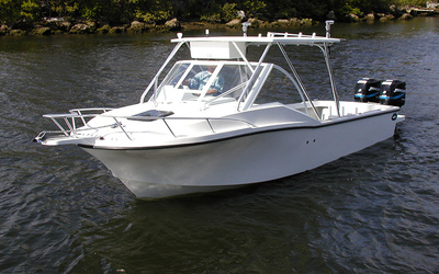 Dusky 252 Cuddy Side Steering