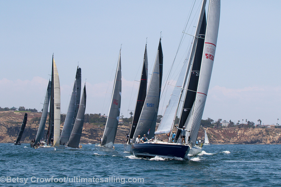 Participants of Transpac Honolulu Race 2017 at the start
