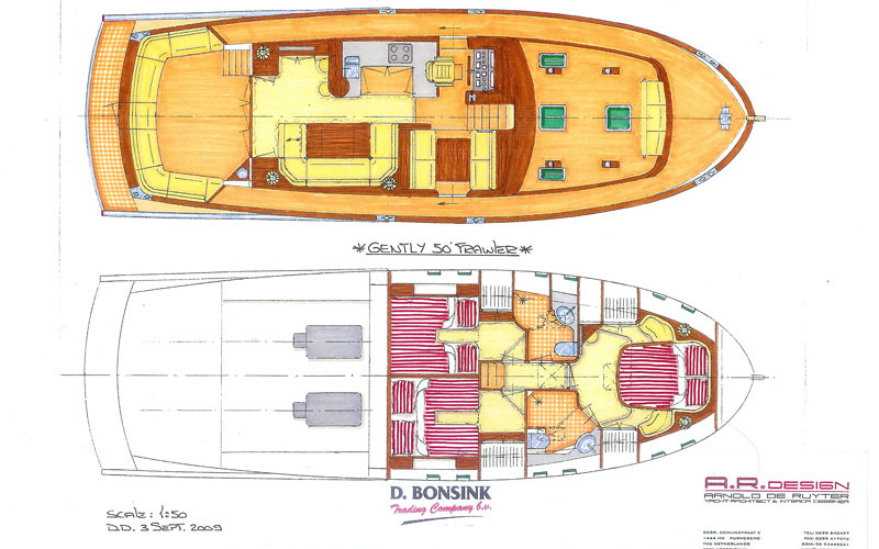 Serious Gently 50' Trawler