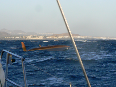 Photo from St Barbara V at the time of rescue