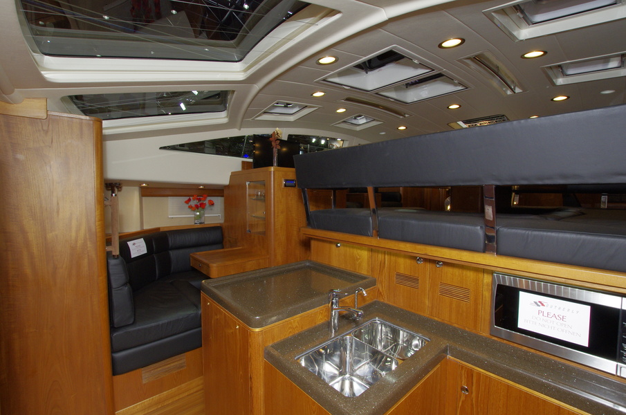 Galley: a little tight, but acceptable.