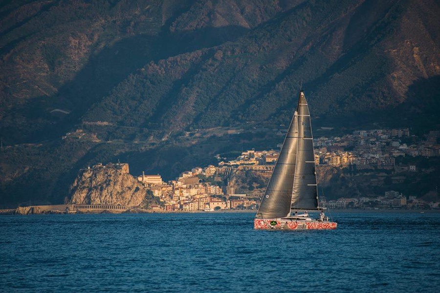 Team Bogatyr boat, 10m JPK 10.80, the smallest RMSR winner in 15 years. 