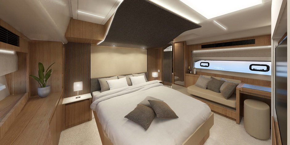 One of the bedrooms