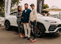 Lamborghini. В этот раз выставку украсили желтая, синяя и белая модели Urus. 