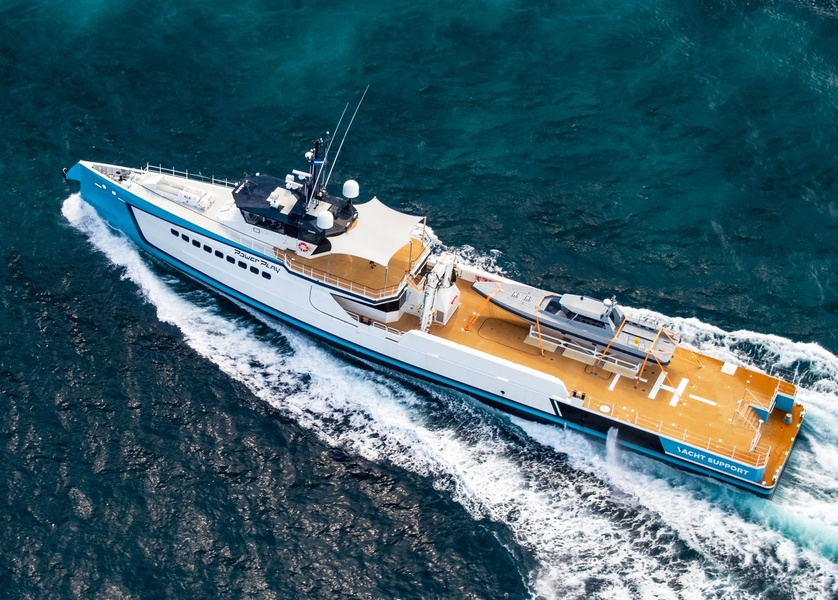 Power Play has been designed specifically for travel in harsh weather conditions, and is capable of speeds up to 20 knots.