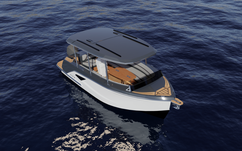 Alfastreet Marine 21 Open Outboard