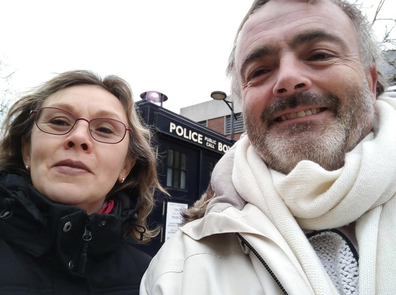 Kevin Keeler and his friend Tatiana Saltykova...