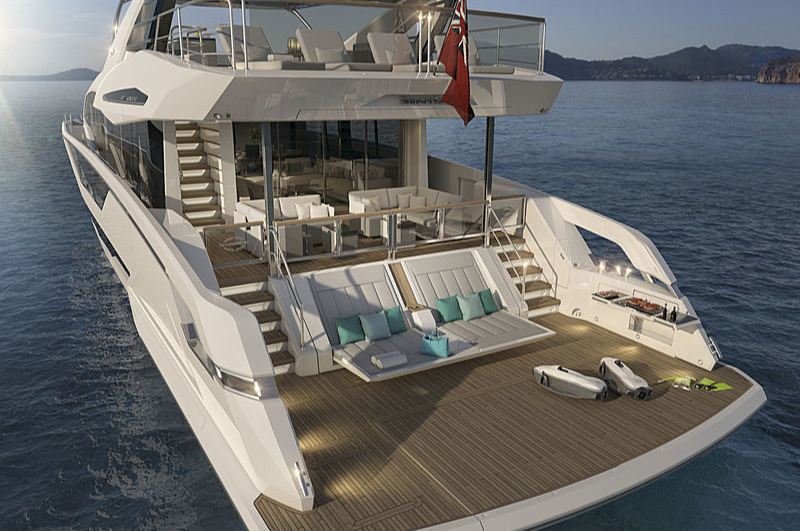 View of the beach club and cockpit