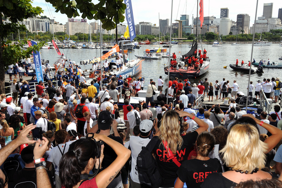 Sailing village VOR in Rio de Janeiro