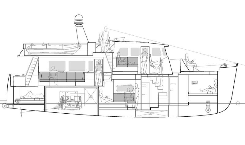Rhea 57 Trawler