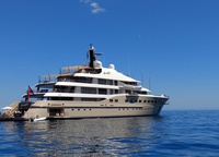 That in winter, that in summer it is possible to rent for a week 83-meter Sun Comes Alexander Dzhaparidze, Chief Executive Officer of Eurasia Drilling Company, for €1 200 000. This is not a yacht, but almost an ocean liner. The owner's deck alone has an area of 300 square meters. By the way, the beauty from Amels is named after the «Beatles»composition of the same name.