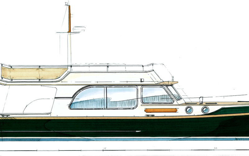 Linssen 46 Sedan Deckbridge