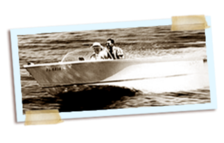 The first fiberglass yacht