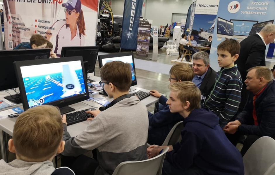At «the Moscow Boat Show». Photo: Moscow Sailing Federation