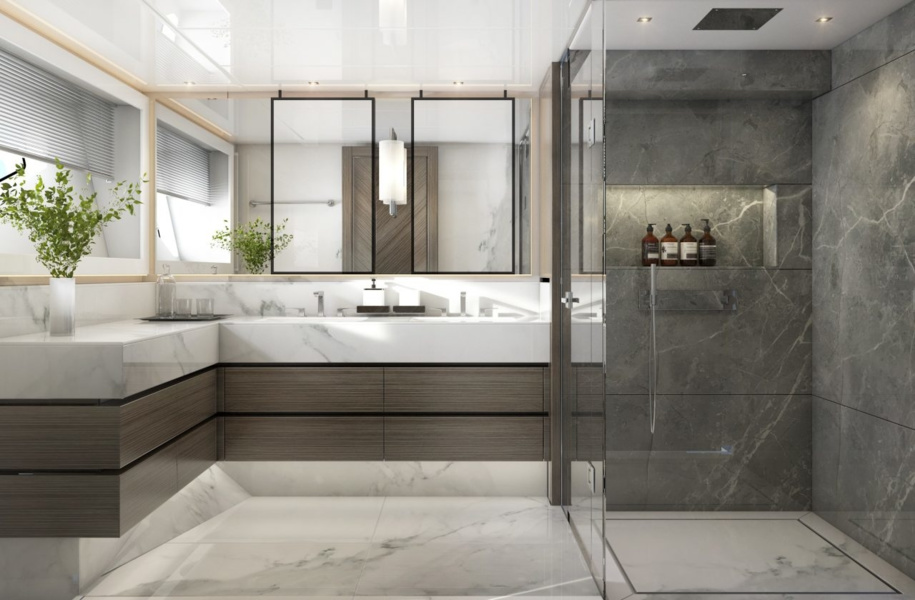 Master suite bathroom