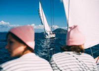 Probably the coolest thing about the Big Wind» «Force Regatta is that there's always someone around.