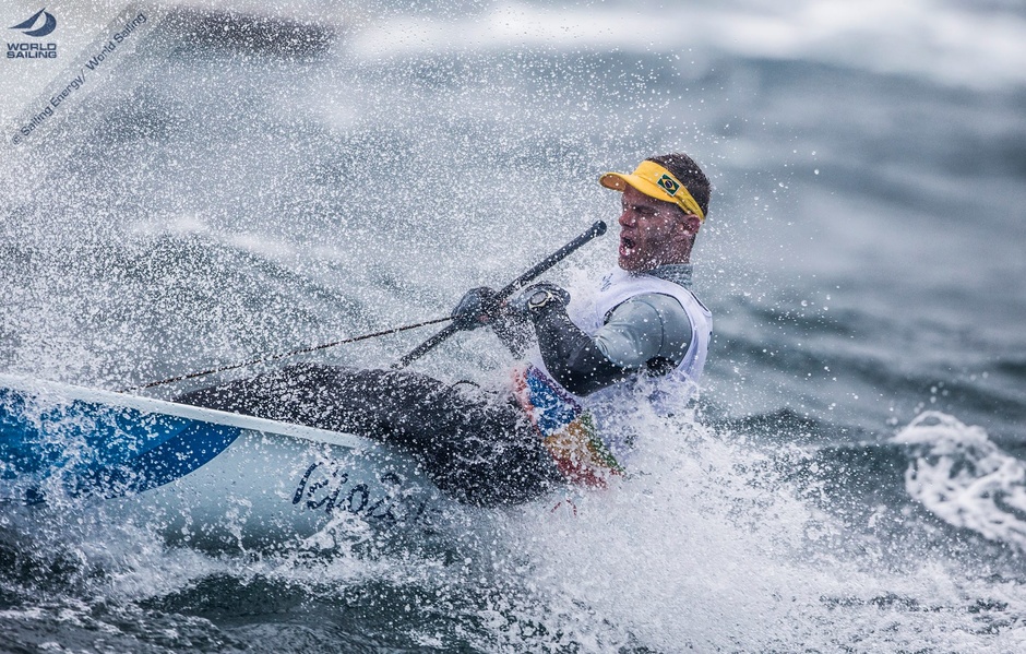 Brazilian yachtsman Robert Scheidt in 4th place after six races in Laser class.