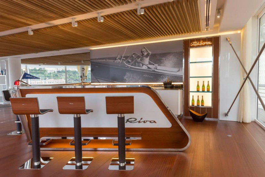 Interior of the Yacht Club