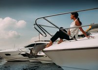 Во время выставки Moscow Yacht Show у причалов собрались  прогулочные суда длиной от 5 до 25 м, в числе которых были представлены моторные круизеры всемирно известных брендов, таких как Azimut, Sunseeker, Fairlinе, Princess, Galeon, а также катера зарубежных и отечественных производителей Beneteau, Jeanneau, Delphia, ХО, Chaparral, Velvette, NorthSilver, Enigma, СПЭВ, ЦКБ «Нептун».