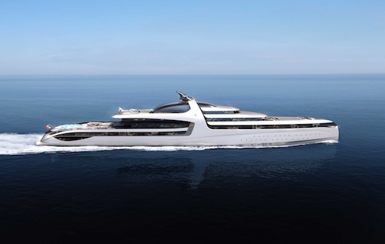 Admiral X-Force 145 was first shown at the Monaco Yacht Show.