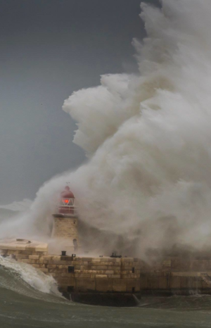 The raging elements