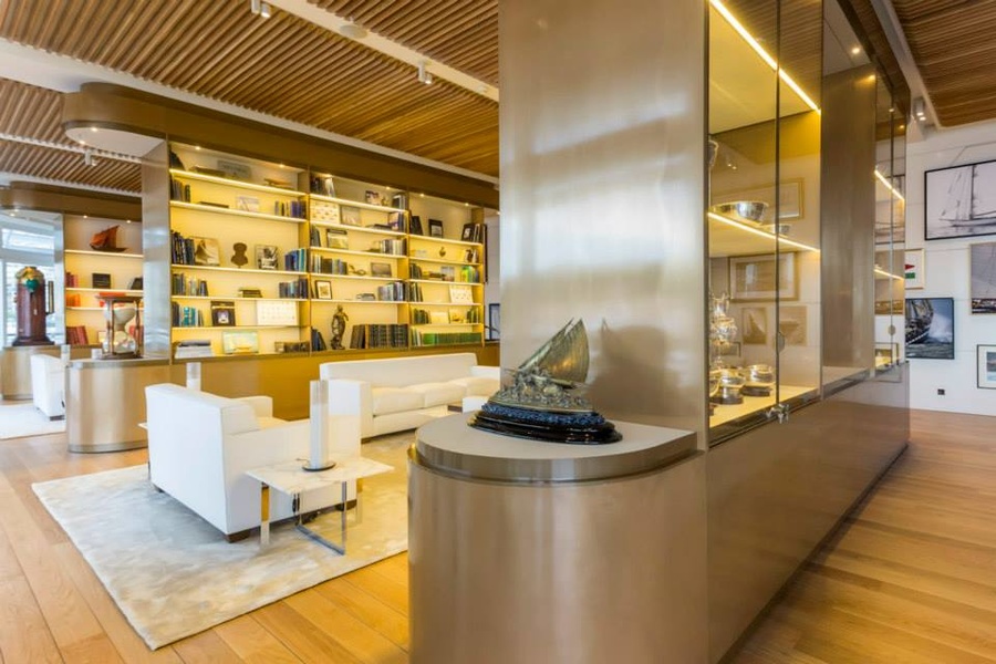 Interior of the Yacht Club