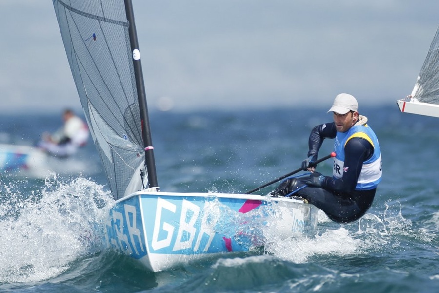 Ben Ainsley is aggressively heading for his first victory.