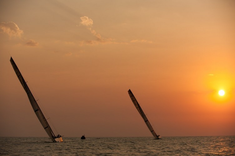 Sunset on the distance